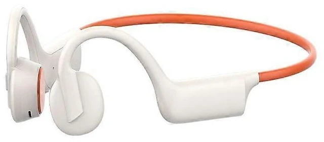 Alt view image 6 of 10 - Wireless Bone Conduction Headphones, Open-Ear Bluetooth 5.3, 10H Play, IP55 Waterproof, White