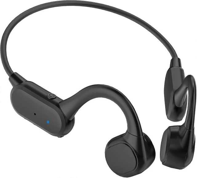 Alt view image 6 of 10 - Bluetooth 5.3 Bone Conduction Earphones, 8H Playtime IPX6 Waterproof, Open-Ear Sport Headphones (Black)