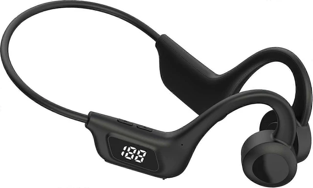 Alt view image 6 of 10 - Wireless Bone Conduction Headphones, Bluetooth 5.3 Open-Ear Sweatproof for Running, Cycling, Hiking - Black