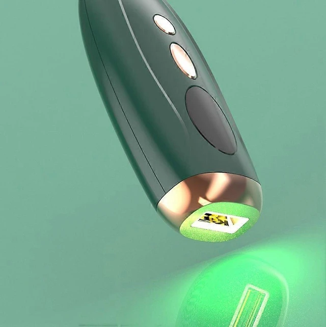 Alt view image 8 of 8 - Ecocleanpath Green Ice Cool Laser Hair Removal Device for Women & Men - Painless At-Home Permanent Hair Remover for Face & Body