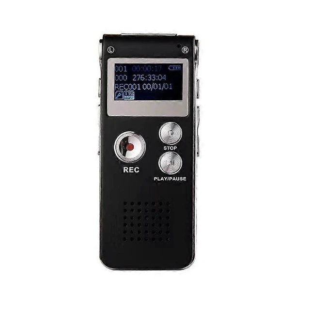 Alt view image 6 of 10 - Ecocleanpath 16GB Voice Activated Recorder with USB Recharge - HD Audio for Lectures, Meetings & Interviews