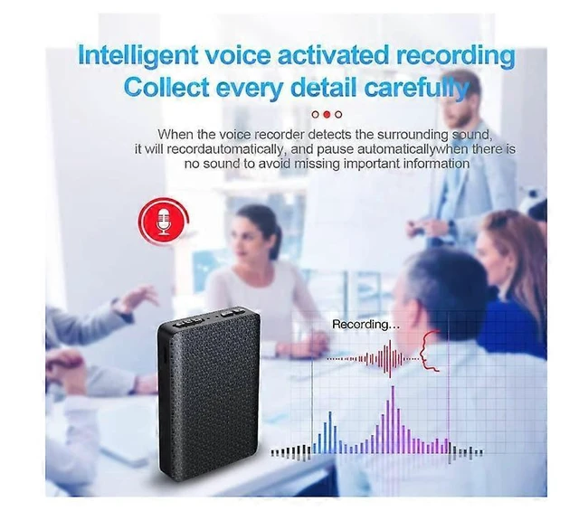 Alt view image 8 of 10 - Ecocleanpath 300hr Voice Recorder Pen - Professional Dictaphone with Noise Reduction & MP3 Playback (Black)