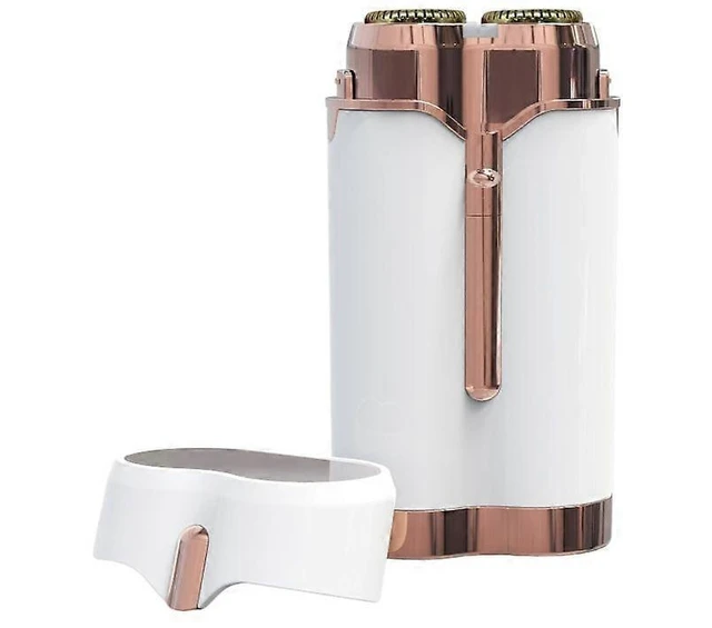 Alt view image 6 of 10 - Ecocleanpath Electric Face Hair Remover - Painless USB Rechargeable Device, Waterproof for All Skin Types (White)
