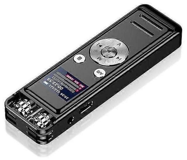 Alt view image 6 of 10 - Ecocleanpath 64GB Voice Activated Recorder with Noise Reduction, Playback & Password Protection - Black
