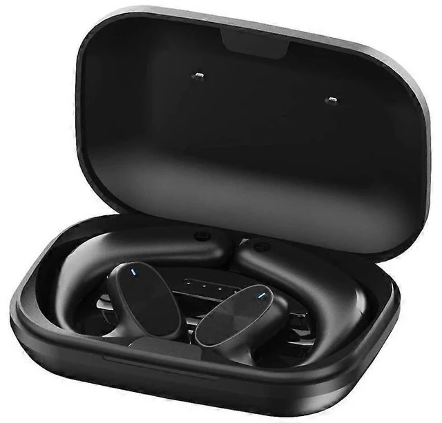 Alt view image 6 of 10 - X6 Open Ear Bluetooth 5.0 Headphones - Wireless Air Conduction, Waterproof, Secure Earhooks (Black)