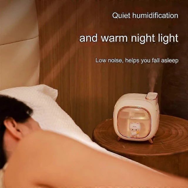 Alt view image 10 of 10 - Ecocleanpath Wireless Dual Spray Air Purifier & Humidifier - 400mL, Type-C, Quiet Nano Mist, Ambient Light