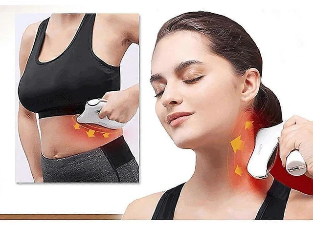 Alt view image 7 of 8 - Ecocleanpath White Electric Gua Sha Massager - 3 Modes & Heating for Muscle Relief & Skincare