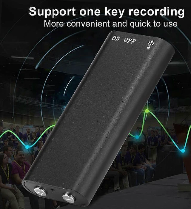 Alt view image 9 of 10 - Ecocleanpath 8GB Zinc Alloy HIFI MP3 Player & HD Noise Reduction Voice Recorder, Black
