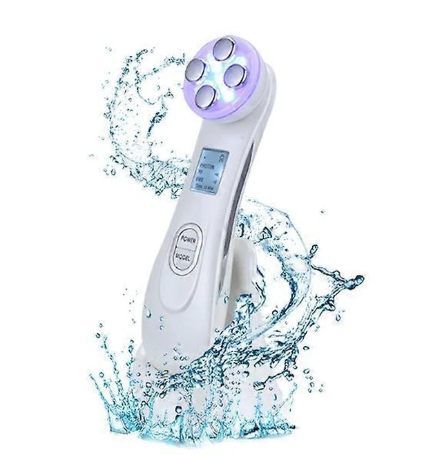Alt view image 6 of 10 - Ecocleanpath White Facial & Neck Massager - Anti-Wrinkle, Skin Tightening & Pore Cleansing Device