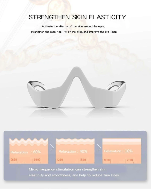 Alt view image 9 of 10 - Ecocleanpath 3D Eye Massager for Dark Circles & Puffiness Reduction - Ergonomic Beauty Device with Vibration Massage
