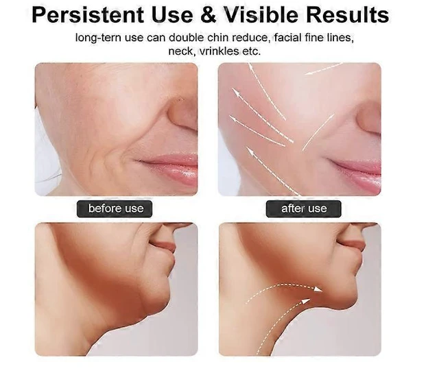 Alt view image 8 of 8 - Ecocleanpath 3-in-1 LED Thermal Vibration Face & Neck Massager | Anti-Wrinkle Skin Care Tool (White)