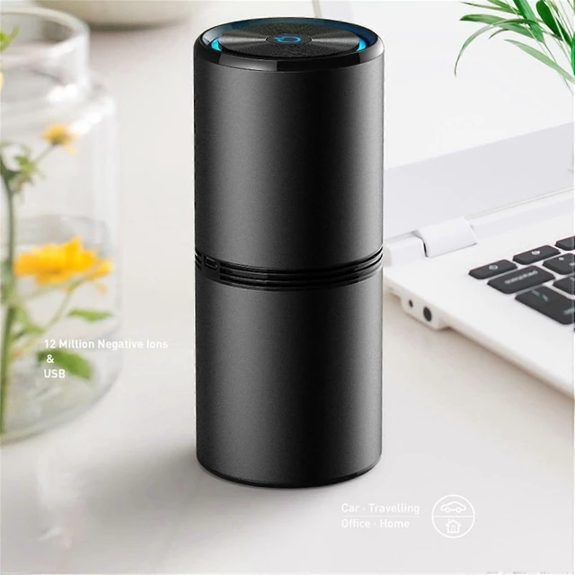 Alt view image 8 of 10 - Ecocleanpath Ionic Air Purifier for Home & Car, Filterless Portable Purifier for Dust, Pollen, Pet Odors