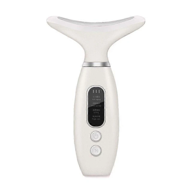 Alt view image 6 of 10 - Ecocleanpath White Face & Neck Massager with Heat - Skin Tightening, Lifting & Firming Device