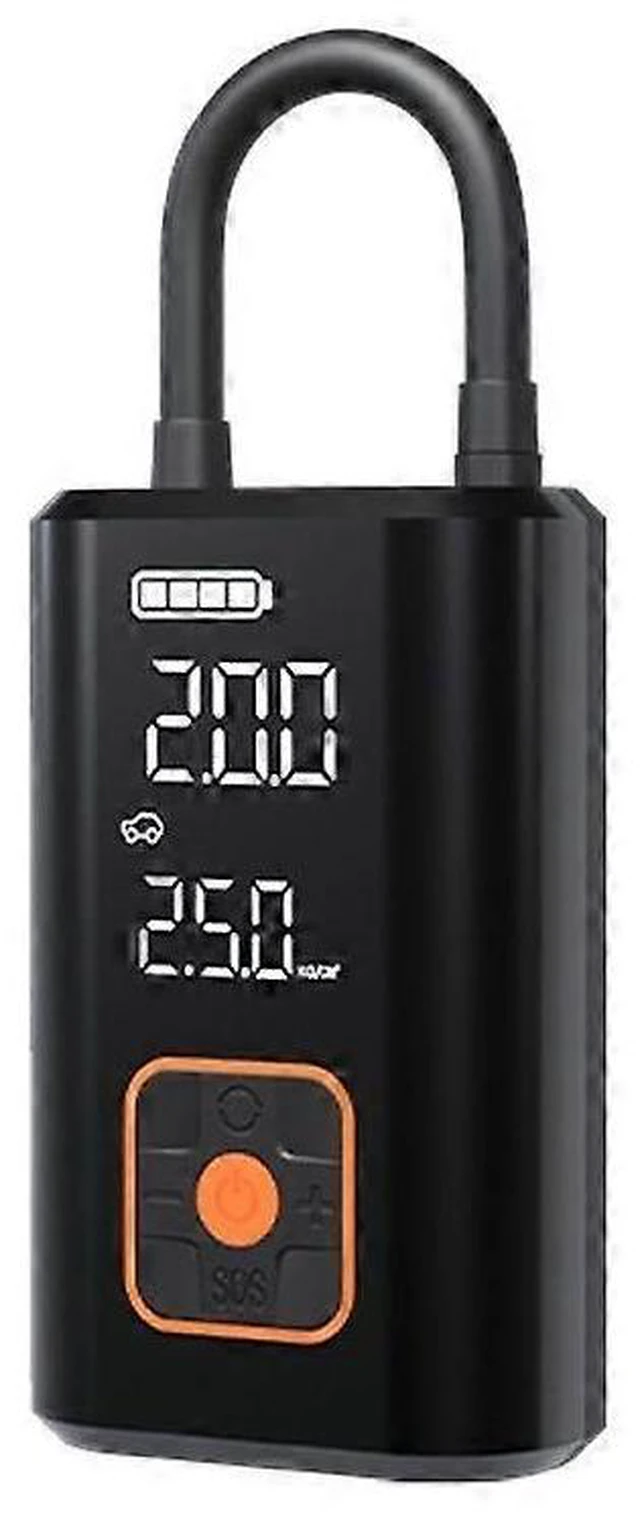 Alt view image 6 of 10 - Ecocleanpath SM10 Cordless Tire Inflator, 150PSI Portable Air Compressor with Digital Gauge & Auto Stop