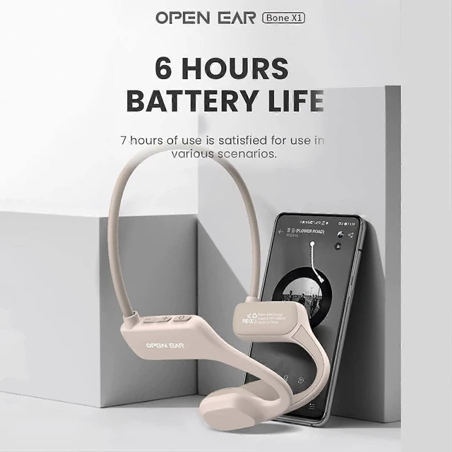Alt view image 7 of 10 - X9 Bone Conduction Headphones - Wireless Bluetooth 5.2, Open Ear Sport, Waterproof & Noise Cancelling Mic