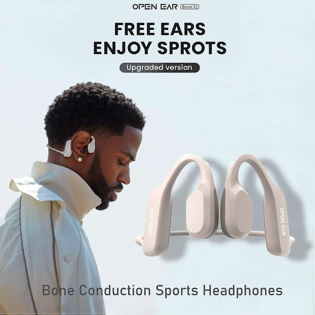 Alt view image 9 of 10 - X9 Bone Conduction Headphones - Wireless Bluetooth 5.2, Open Ear Sport, Waterproof & Noise Cancelling Mic