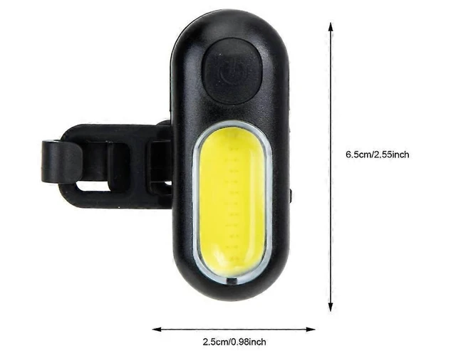 Alt view image 8 of 10 - EcocleanpathUSB Rechargeable Bike Front & Back Warning Light - 5 Modes, Clip-On Safety for Cycling/Dog (Black)
