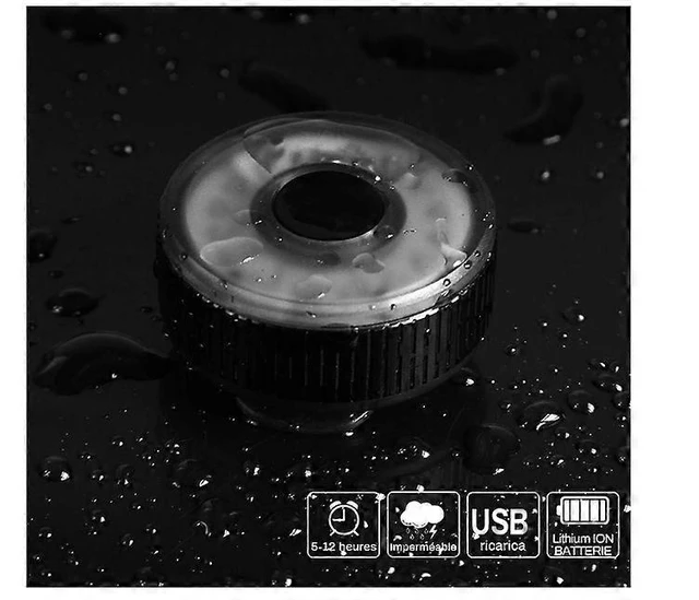 Alt view image 9 of 10 - EcocleanpathUSB Rechargeable Bike Tail Light - 3 Modes, IPX5 Waterproof, 6H Runtime for Cycling Safety (Black)