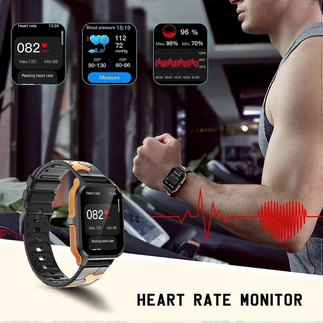 Alt view image 9 of 10 - Ecocleanpath Smart Watch with Call Function, 1.83" HD Display, 100+ Sports Modes, Heart Rate & Sleep Tracker, iOS Android Compatible