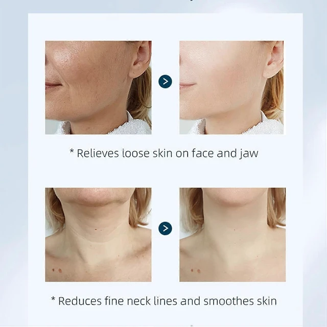 Alt view image 10 of 10 - Ecocleanpath Electric EMS Facial & Neck Massager - 45C Anti-Wrinkle, Skin Firming, De-swelling, Rechargeable (White)