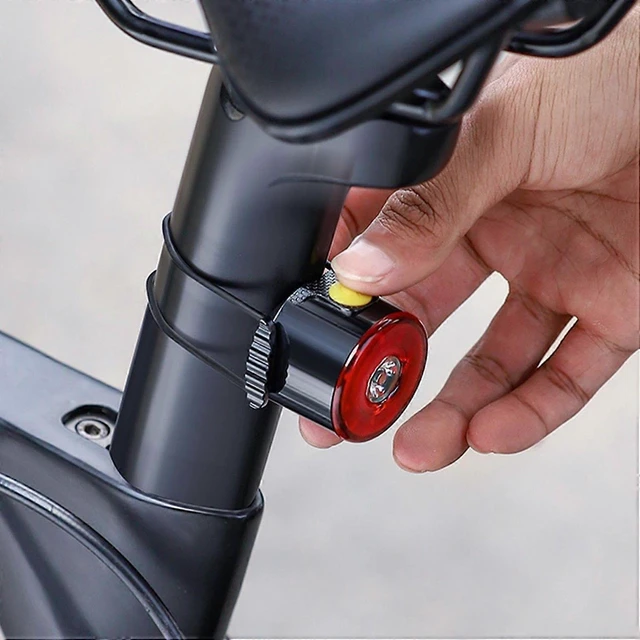 Alt view image 9 of 10 - EcocleanpathUSB Rechargeable Bike Tail Light, IP64 Waterproof LED Safety Light for Kids & Adults, Multi-Mode Front/Rear Light
