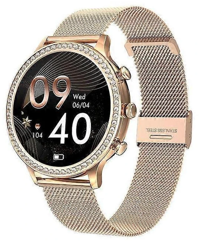 Alt view image 6 of 10 - Ecocleanpath Diamond Smart Watch for Women: 1.32" Fitness Tracker with Heart Rate, Blood Oxygen & Sleep Monitor
