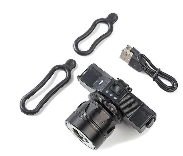 Alt view image 8 of 10 - EcocleanpathBlack COB Bike Headlight - 800 Lumen Front Light for Night Mountain & Road Cycling
