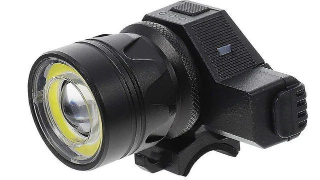 Alt view image 6 of 10 - EcocleanpathBlack COB Bike Headlight - 800 Lumen Front Light for Night Mountain & Road Cycling