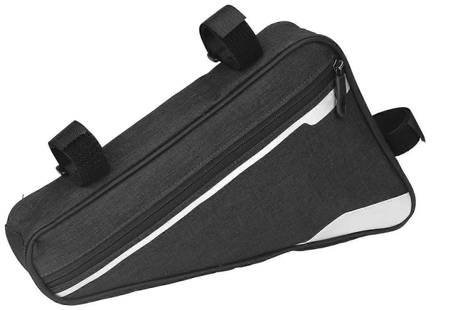Alt view image 7 of 10 - Ecocleanpath Large Waterproof Triangle Bike Frame Bag - Black | Mountain & Road Bicycle Storage