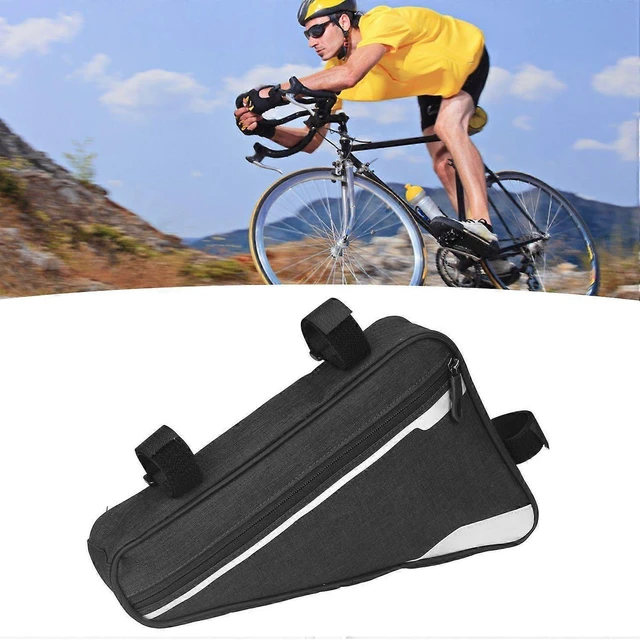 Alt view image 9 of 10 - Ecocleanpath Large Waterproof Triangle Bike Frame Bag - Black | Mountain & Road Bicycle Storage