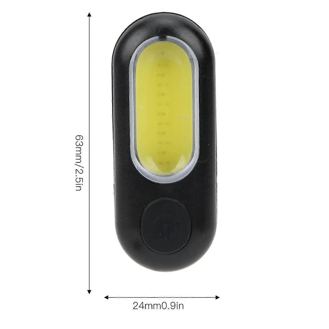 Alt view image 7 of 10 - EcocleanpathUSB Rechargeable Bike Tail Light - Waterproof, 5 Modes, Black Cycling Safety Warning Light