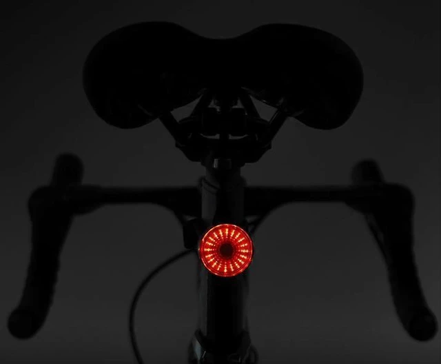 Alt view image 7 of 10 - EcocleanpathSmart Brake Sensing LED Bike Tail Light - USB Rechargeable Black Safety Light for Cycling
