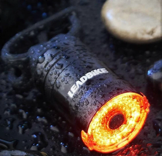 Alt view image 8 of 10 - EcocleanpathSmart Brake Sensing LED Bike Tail Light - USB Rechargeable Black Safety Light for Cycling