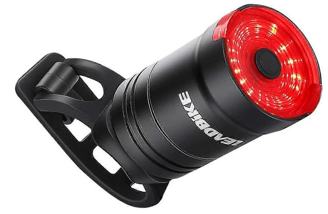 Alt view image 6 of 10 - EcocleanpathSmart Brake Sensing LED Bike Tail Light - USB Rechargeable Black Safety Light for Cycling