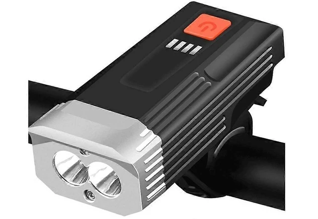 Alt view image 6 of 10 - EcocleanpathSuper Bright USB Rechargeable Bike Light Set with Tail Light, 150g Water-Resistant Cycling Flashlight (Black)