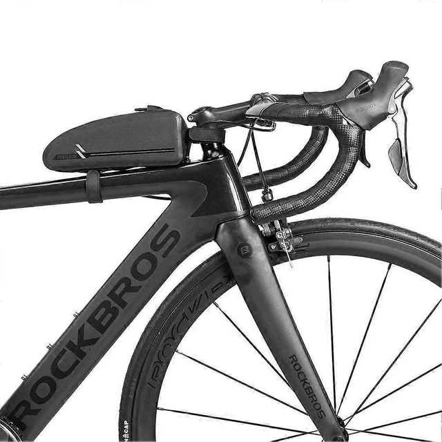 Alt view image 7 of 10 - Ecocleanpath Waterproof Bike Top Tube Bag, Front Frame Phone Mount Pouch for Mountain & Road Bikes (Black)