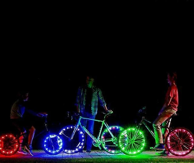 Alt view image 10 of 10 - EcocleanpathUltra Bright LED Bike Wheel Lights, Waterproof Spoke Lights for Night Cycling Safety (White)
