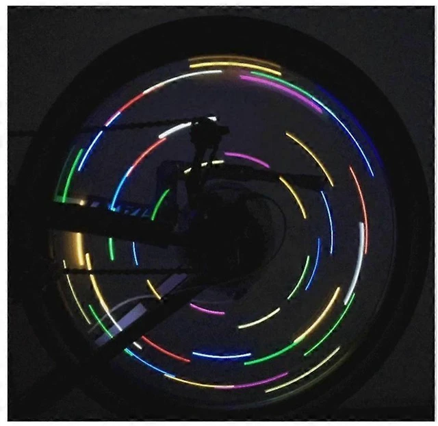 Alt view image 8 of 10 - EcocleanpathUltra Bright LED Bike Wheel Lights, Waterproof Spoke Lights for Night Cycling Safety (White)