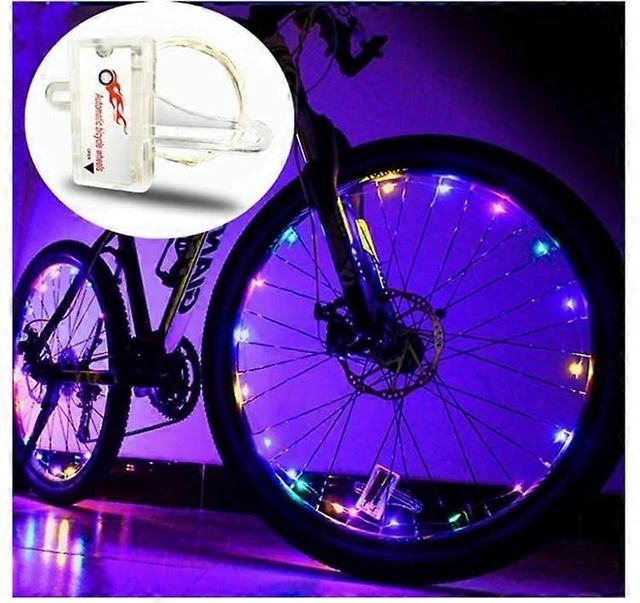 Alt view image 6 of 10 - EcocleanpathUltra Bright LED Bike Wheel Lights, Waterproof Spoke Lights for Night Cycling Safety (White)