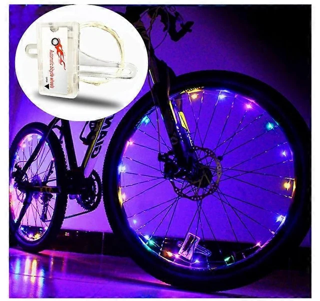 Alt view image 7 of 10 - EcocleanpathUltra Bright LED Bike Wheel Lights, Waterproof Spoke Lights for Night Cycling Safety (White)