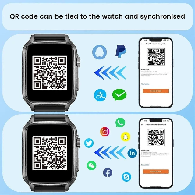 Alt view image 10 of 10 - Ecocleanpath Smart Watch for Men: 2.0" Touch Screen, Bluetooth Calls, 106 Sports Modes, Waterproof Fitness Tracker