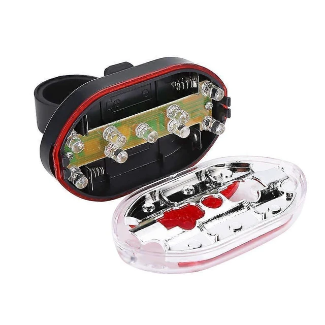 Alt view image 9 of 10 - EcocleanpathLED Bike Rear Light - Waterproof Bicycle Safety Lamp with Red/White Light, Black