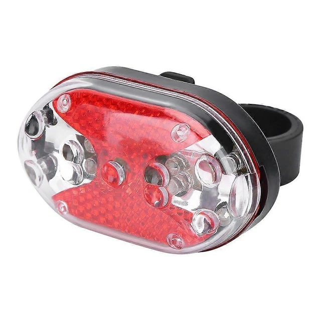 Alt view image 6 of 10 - EcocleanpathLED Bike Rear Light - Waterproof Bicycle Safety Lamp with Red/White Light, Black