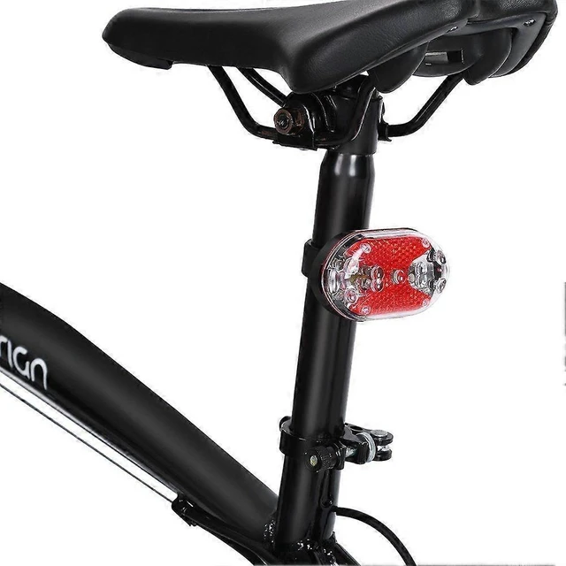 Alt view image 10 of 10 - EcocleanpathLED Bike Rear Light - Waterproof Bicycle Safety Lamp with Red/White Light, Black