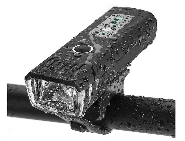 Alt view image 6 of 10 - EcocleanpathUSB Rechargeable LED Bike Light, 250 Lumens Smart Front Light, Waterproof for Mountain & Road Cycling (Black)