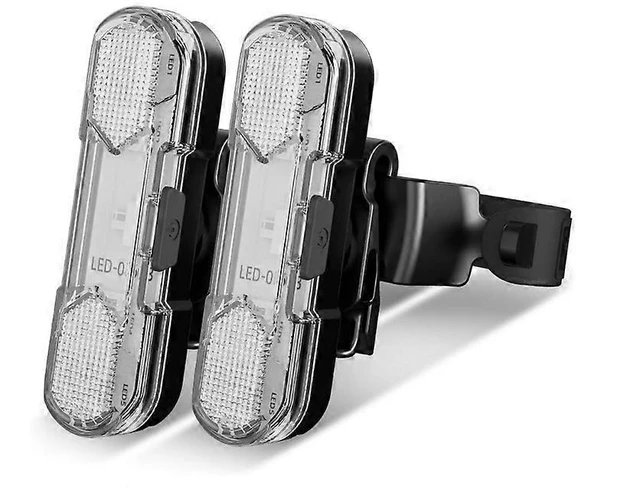 Alt view image 6 of 10 - EcocleanpathUSB Rechargeable Bike Tail Light 2 Pack, 4 Modes Waterproof LED Bicycle Safety Light (Black)