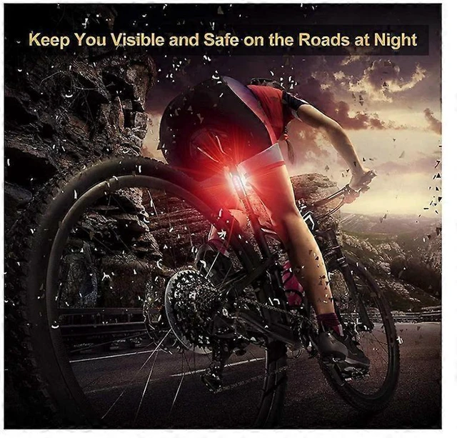 Alt view image 10 of 10 - Ecocleanpath2 Pack Smart Bike Tail Light, Ultra Bright USB Rechargeable LED, 4 Modes, Waterproof (Black)
