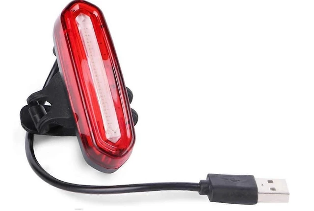 Alt view image 7 of 10 - EcocleanpathUSB Rechargeable Bike Tail Light - 3 Colors, 6 Modes, IPX6 Waterproof, Super Bright & Shock-Resistant