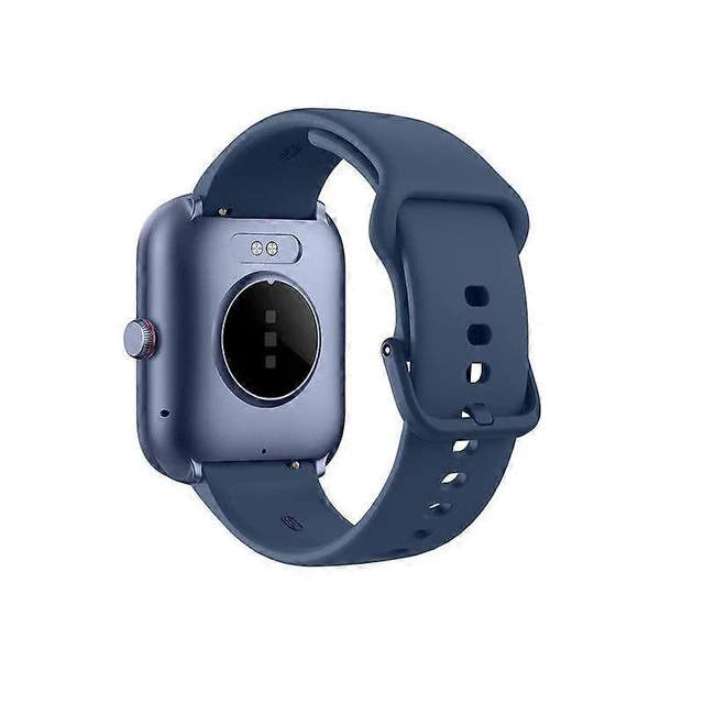 Alt view image 7 of 10 - Ecocleanpath IDW20 Smart Watch with Alexa Voice Assistant, 1.91" Fitness Tracker, IP68 Waterproof, Blue