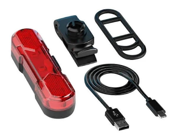 Alt view image 6 of 10 - EcocleanpathUSB Rechargeable Bike Tail Light, 4 Modes High Brightness LED Rear Bicycle Light Waterproof Black